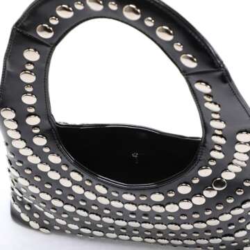 CUXVA Y2K Studded Shoulder Bag for Women - Fashionable & Durable