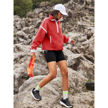 Panadila Cozy Womens Quarter Zip Fleece Pullover