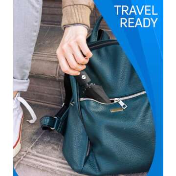 Windproof Travel Stick Umbrella with Auto Open Close