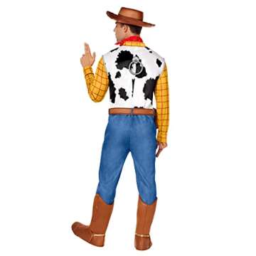 Spirit Halloween Adult Toy Story Woody Jumpsuit Costume - XL