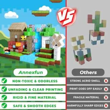 Magnetic Blocks-100PCS Magnetic Building Blocks, Magnetic Tiles Kids Build Cubes 2024 Upgraded STEM Game Toys, Christmas Birthday Gifts for Boys & Girls Ages 3+