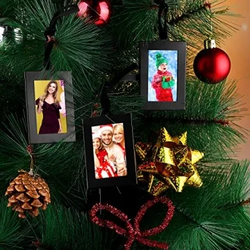 Jetec Christmas Hanging Picture Frames for Family Photos