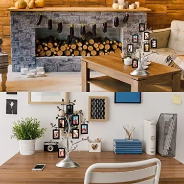 Jetec Christmas Hanging Picture Frames for Family Photos