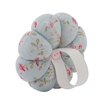 Elastic Wrist Belt Pumpkin Pin Cushion for Seamstress