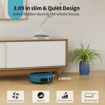 OKP K2-Pro Smart WiFi Alexa Robot Vacuum Cleaner Auto-Charge