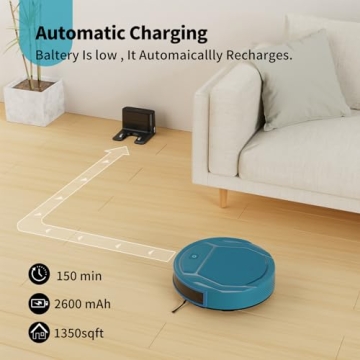 OKP K2-Pro Smart WiFi Alexa Robot Vacuum Cleaner Auto-Charge