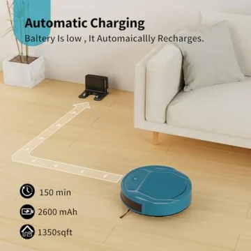 OKP K2-Pro Smart WiFi Alexa Robot Vacuum Cleaner Auto-Charge