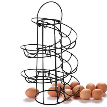 BBT-shop Egg Skelter Dispenser Rack - 24 Egg Holder