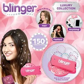Buy Blinger Deluxe Set with Glam Styling Tool for Kids