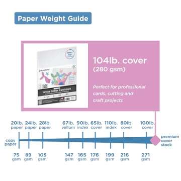 Print Works Printable White Glitter Cardstock, Perfect for Holiday School and Craft Projects, 15 Sheets, 8.5” x 11” (00514)