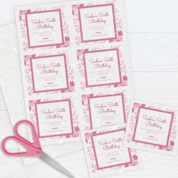 Print Works Printable White Glitter Cardstock, Perfect for Holiday School and Craft Projects, 15 Sheets, 8.5” x 11” (00514)