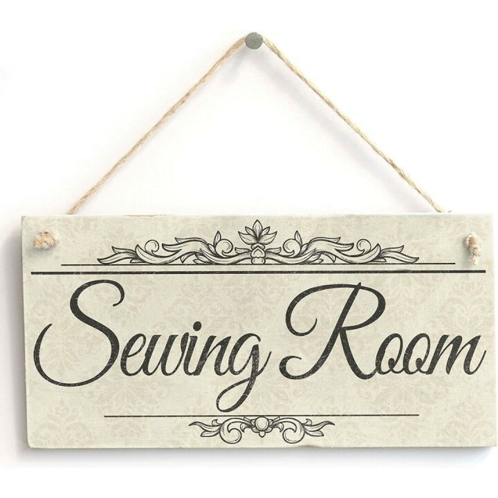 Sewing Room Sign - Meijiafei PVC Plaque 10"x5"