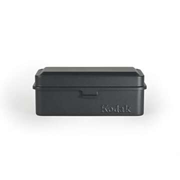 KODAK 120/135 Film Case - Durable Steel Case for 8 Rolls of 120 Films / 10 Rolls of 35mm Films - Ret...