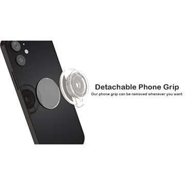 Lito.Dito Cute Bear Heart Phone Grip for Smartphones