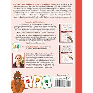 ABC See, Hear, Do Level 5: Learn to Read Long Vowels