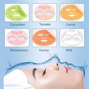 Facial Mask Machine, Face Mask Maker Multi-Function Natural Fruit Vegetable Collagen Cream Mask Mach...