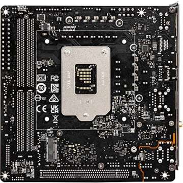 MSI MPG B560I Gaming Edge WiFi Gaming Motherboard (m-ITX, 11th/10th Gen Intel Core, LGA 1200 Socket, DDR4, CFX, M.2 Slots, USB 3.2 Gen 2, 2.5G LAN, DP/HDMI, Wi-Fi 6E)