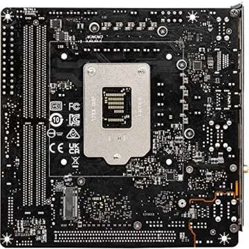 MSI MPG B560I Gaming Edge WiFi Gaming Motherboard (m-ITX, 11th/10th Gen Intel Core, LGA 1200 Socket, DDR4, CFX, M.2 Slots, USB 3.2 Gen 2, 2.5G LAN, DP/HDMI, Wi-Fi 6E)