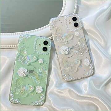 2800 Pieces Pearl Stickers, 4 Size White Flat Back Pearls Sticker Self-Adhesive Craft Pearls Faux Pearl Gems Embellishment for Face Beauty Makeup Nail Art Phone DIY Crafts Scrapbooking