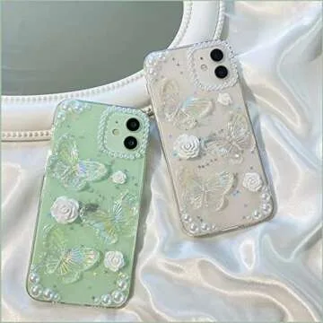 2800 Pieces Pearl Stickers, 4 Size White Flat Back Pearls Sticker Self-Adhesive Craft Pearls Faux Pearl Gems Embellishment for Face Beauty Makeup Nail Art Phone DIY Crafts Scrapbooking