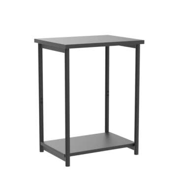 VASAGLE Set of 2 Industrial Side Tables for Any Room