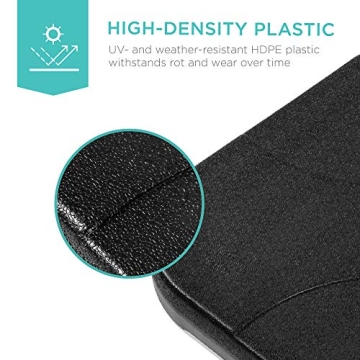 Heavy-Duty 4-Piece Umbrella Stand with Easy-Fill Spouts