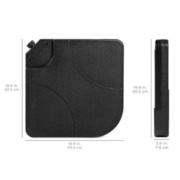 Heavy-Duty 4-Piece Umbrella Stand with Easy-Fill Spouts