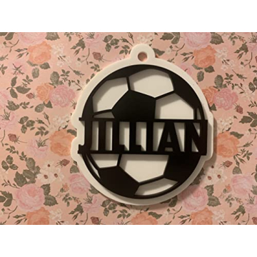 Custom Soccer Bag Tag - Personalized Kids Sports Tag