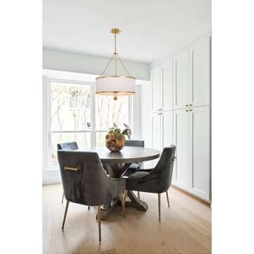 Crystorama Broche 6 Light Antique Gold Chandelier