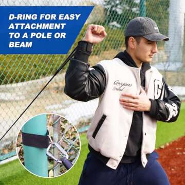 SunNordik Resistance Bands for Pitchers, Baseball & Softball Training Equipment for Improving Arm Strength & Pitching Training, Baseball Pitching Bands for All Skill Levels