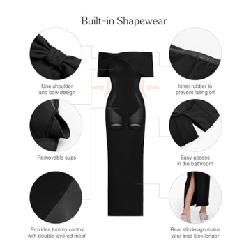 Popilush Elegance Shapewear Dress for Weddings & Events