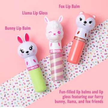 Lip Smacker Lippy Pals for Kids - Fun Flavorful Lip Balm