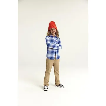 Levi's Boys' Little 511 Slim Fit Uniform Pants, Harvest Gold, 7