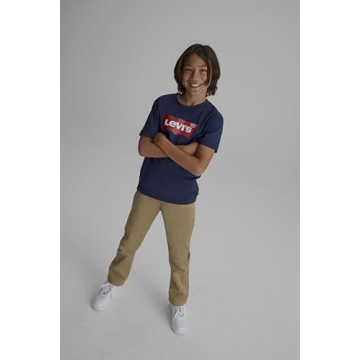 Levi's Boys' Little 511 Slim Fit Uniform Pants, Harvest Gold, 7