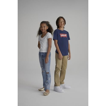 Levi's Boys' Little 511 Slim Fit Uniform Pants, Harvest Gold, 7