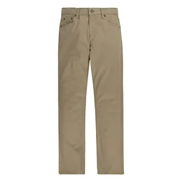 Levi's Boys' Little 511 Slim Fit Uniform Pants, Harvest Gold, 7