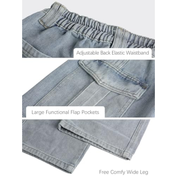 Stylish ECUPPER Women Baggy Cargo Jeans for All Occasions