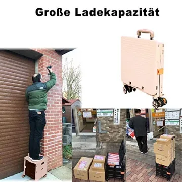 Foldable Utility Cart Portable Handcart for Easy Travel