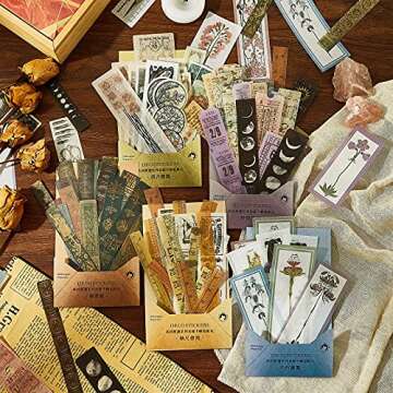 240 Vintage Astronomy Washi Stickers for Crafting