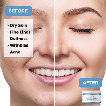 Moisturizing Teami Beauty Facial Mask for All Skin Types