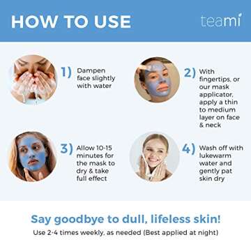 Moisturizing Teami Beauty Facial Mask for All Skin Types