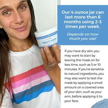 Moisturizing Teami Beauty Facial Mask for All Skin Types