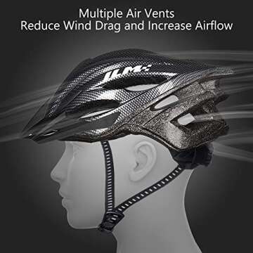 ILM Adult Men & Women Bike Bicycle Helmet, Lightweight Child Youth Mountain Road Cycling Helmets wit...