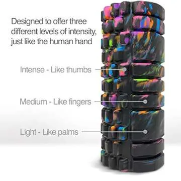 Gimme 10 Premium Foam Roller – Compact High-Density Foam Roller for Deep Tissue Relief, Physical Therapy, and Fitness Recovery