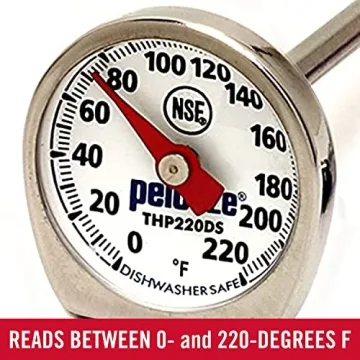 Instant Read Thermometer - Pocket Size & Dishwasher Safe