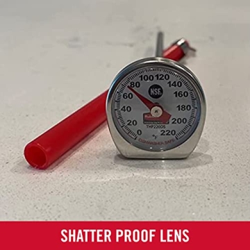 Instant Read Thermometer - Pocket Size & Dishwasher Safe