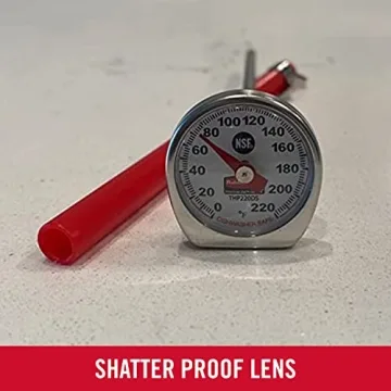 Instant Read Thermometer - Pocket Size & Dishwasher Safe