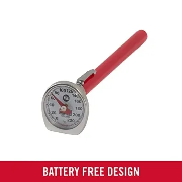 Instant Read Thermometer - Pocket Size & Dishwasher Safe