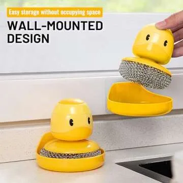 Adorable Duck Shaped Cleaning Brush for Effortless Scrubbing