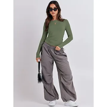 Chic ANRABESS Long Sleeve Crop Top - Perfect for All Occasions